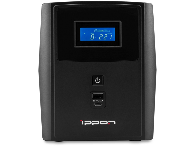 Источник бесперебойного питания Smart Power Pro II Euro 2200 1200вт 2200ва черный