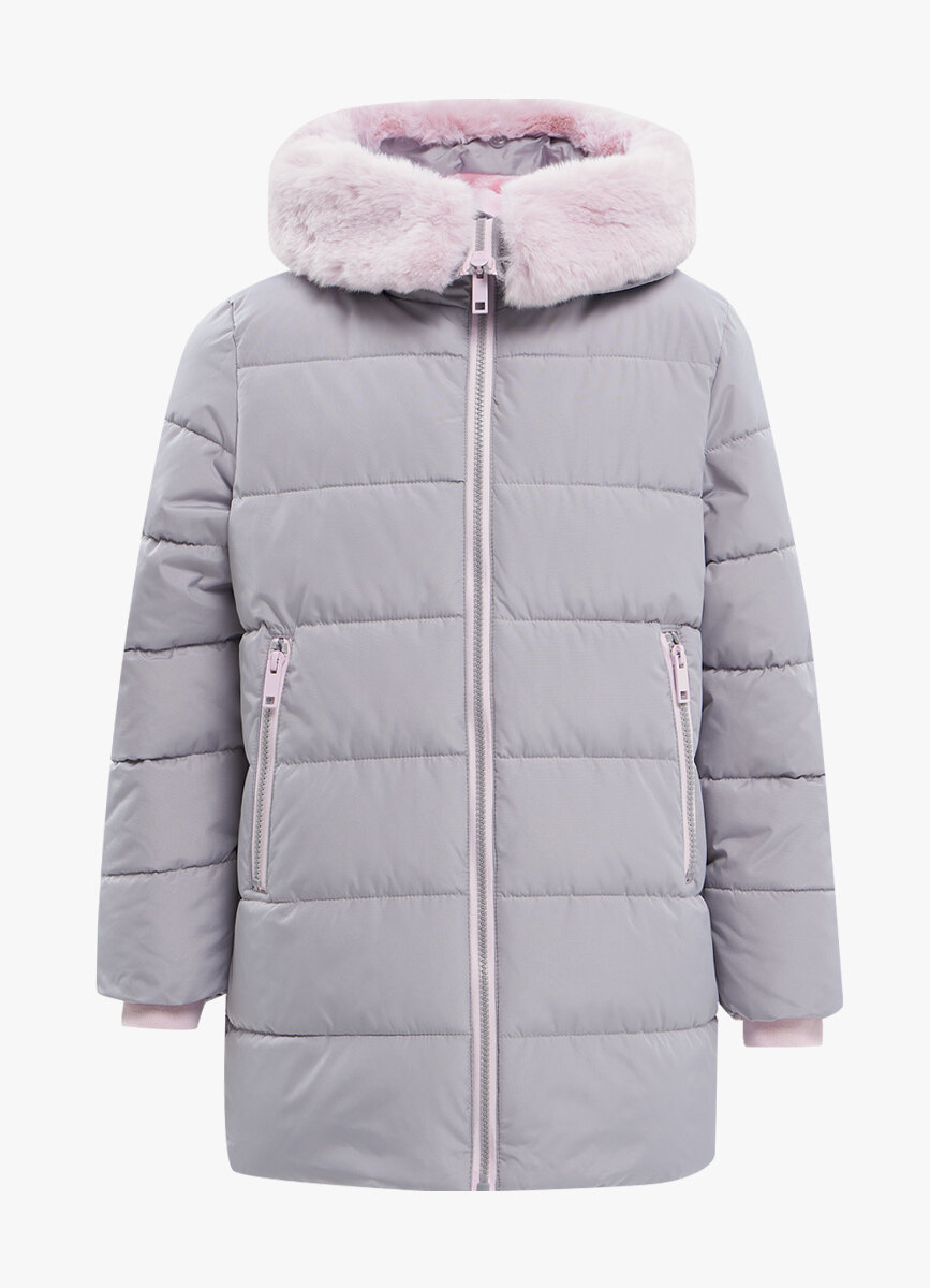 Пуховик Funday VJG571F16-95, размер 146, серый — фото 1