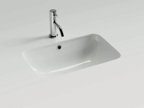 Изображение товара Мебельная раковина Ceramicanova Element CN7018 54 фарфоровая, белая, раковина для ванной, прямоугольная
