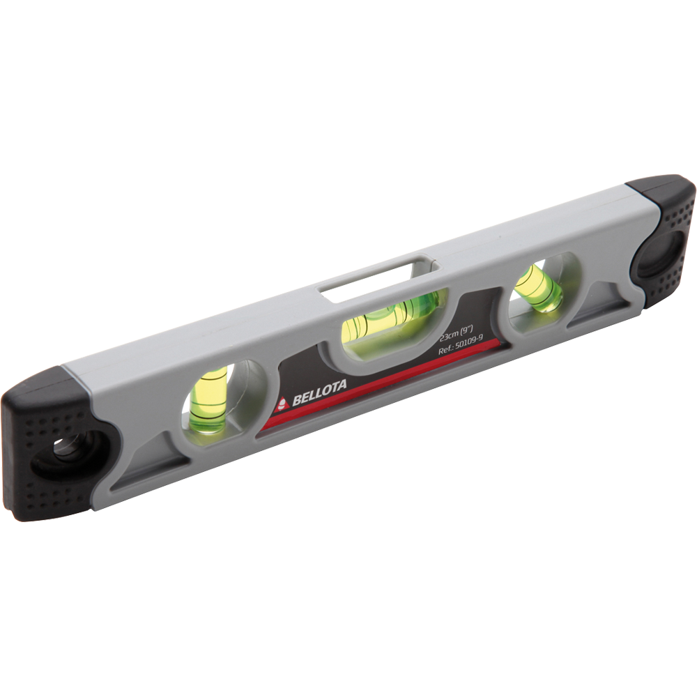 Уровень строительный торпедо 23 см BELLOTA магнитный 3х пузырьковый 10 мм/м
