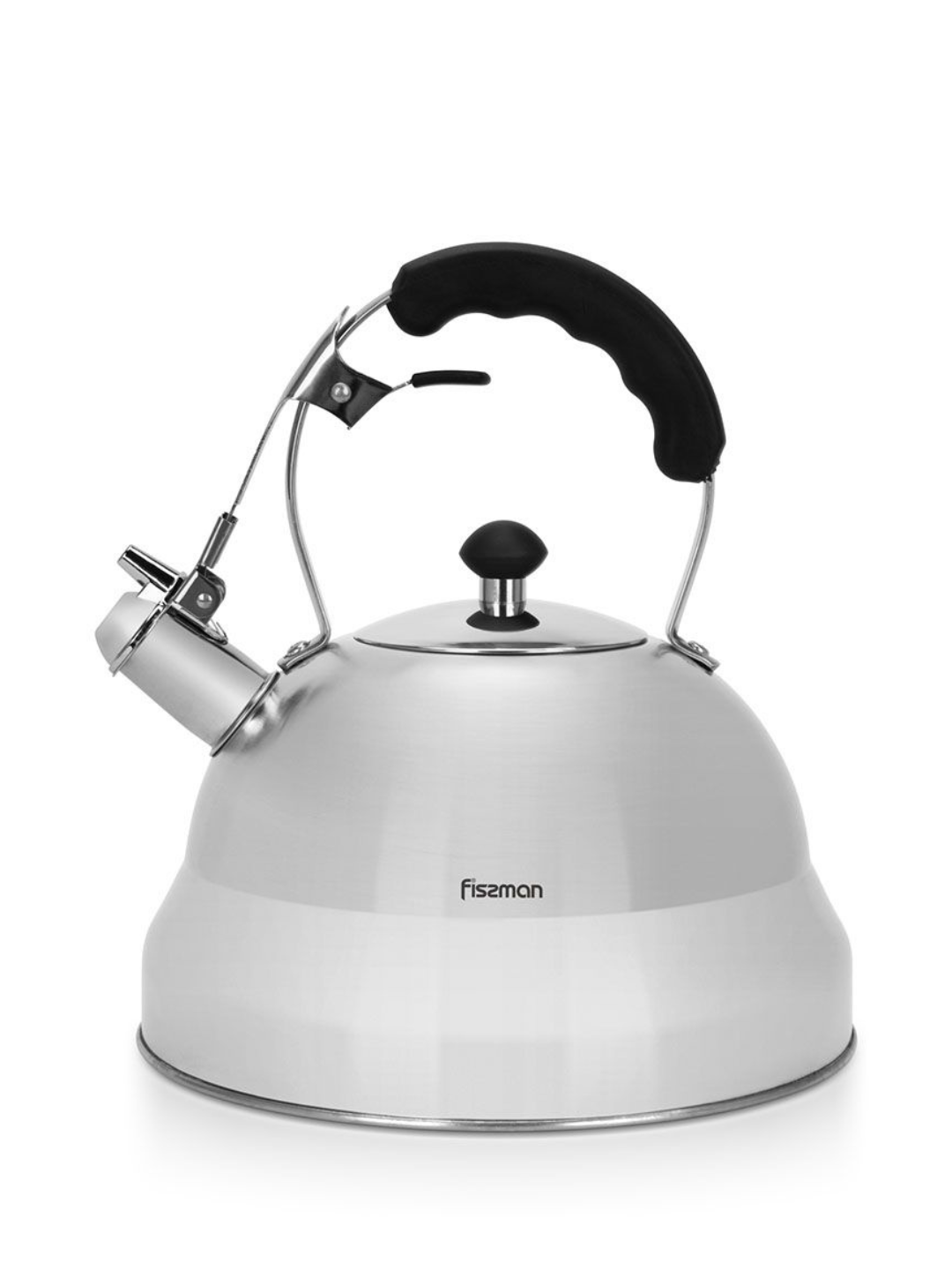 Чайник для кипячения воды FISSMAN ALBA 5909, объём 4500 мл, нержавеющая сталь, со свистком