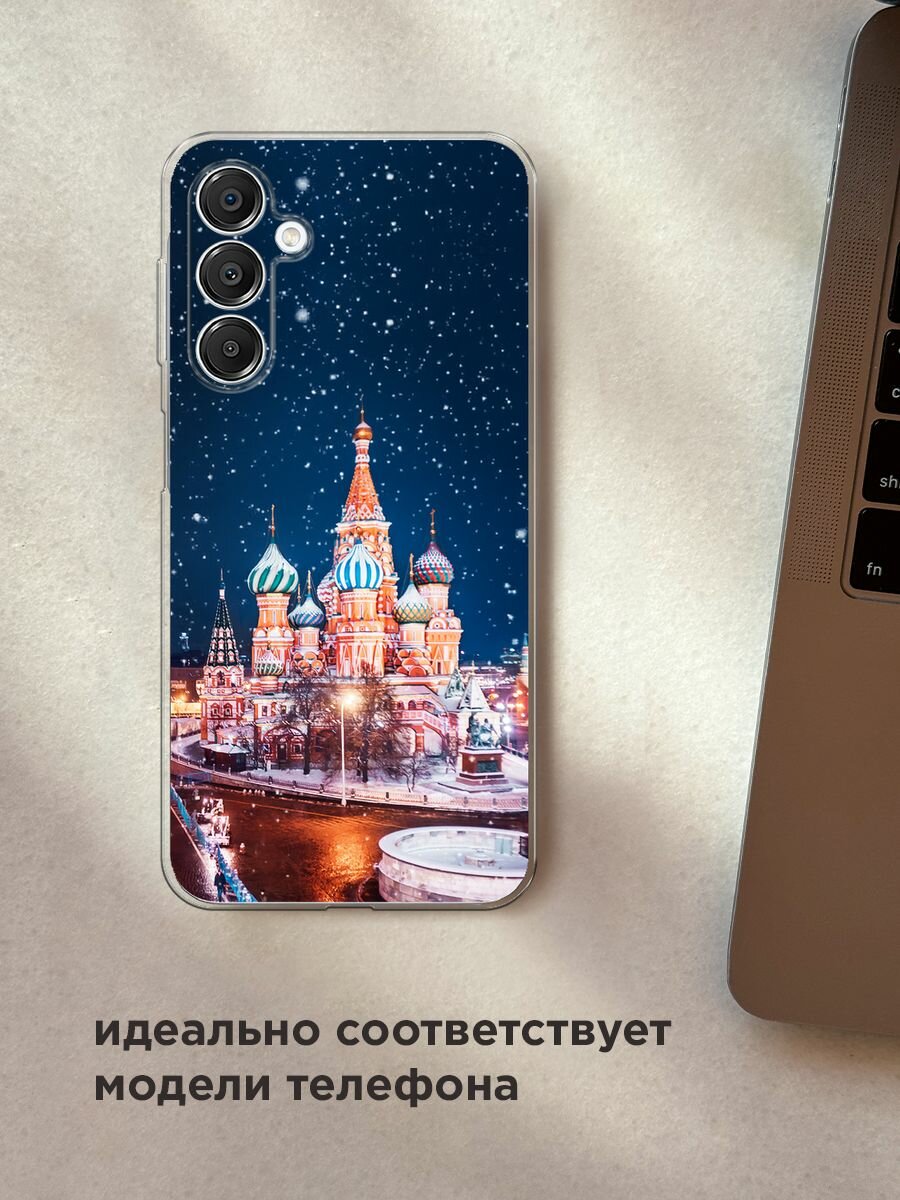 Чехол на Samsung Galaxy A16 / Самсунг А16 с принтом "Москва 1" — фото 1