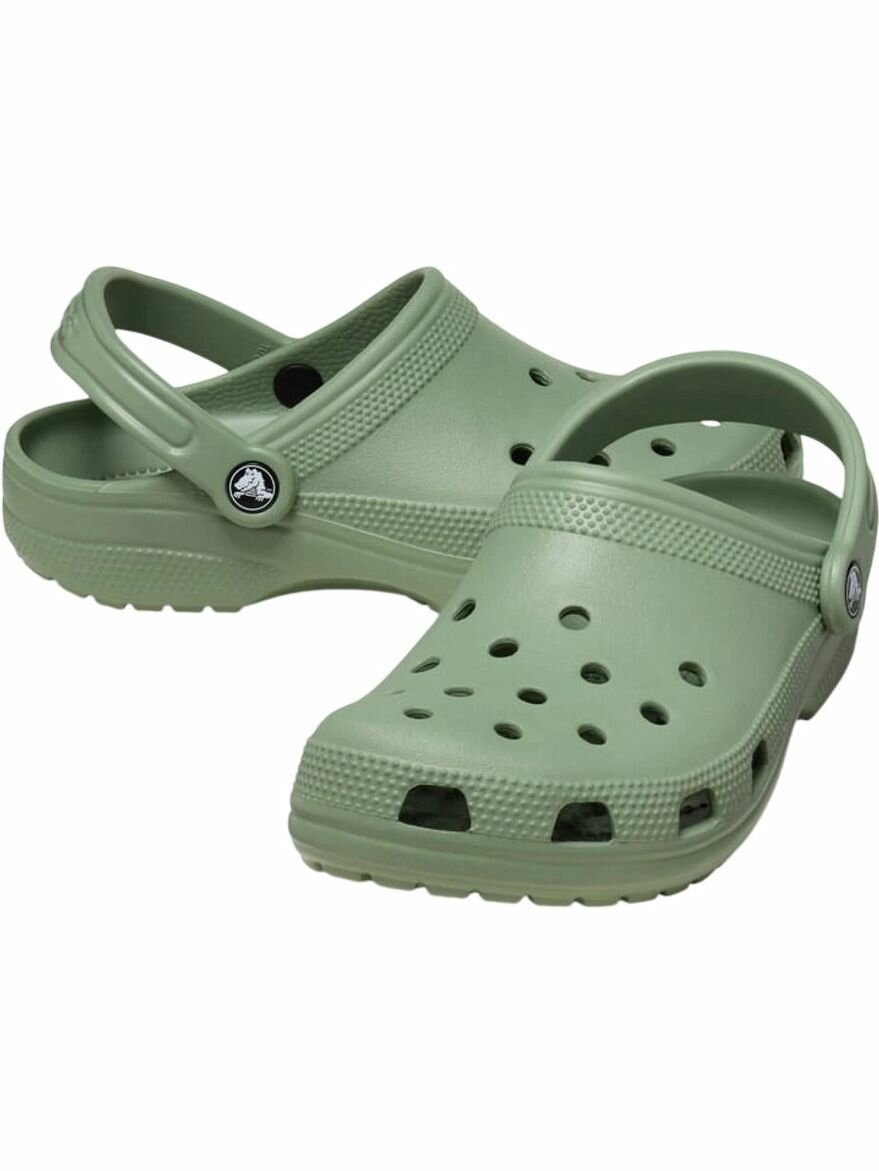 Сабо Crocs Classic, размер M7W9 US, зеленый — фото 1