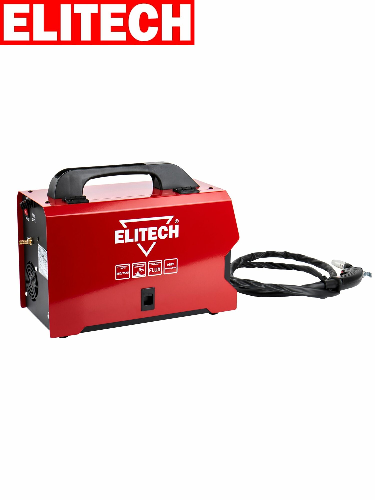 Сварочный инверторный полуавтомат ELITECH ДМ ИС 120 СП — фото 1