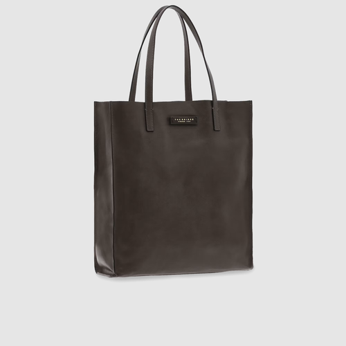 фото Сумка шоппер the bridge, фактура гладкая, черный