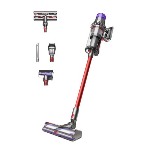 Пылесос Dyson Outsize (SV29) USA, iron/nickel/red