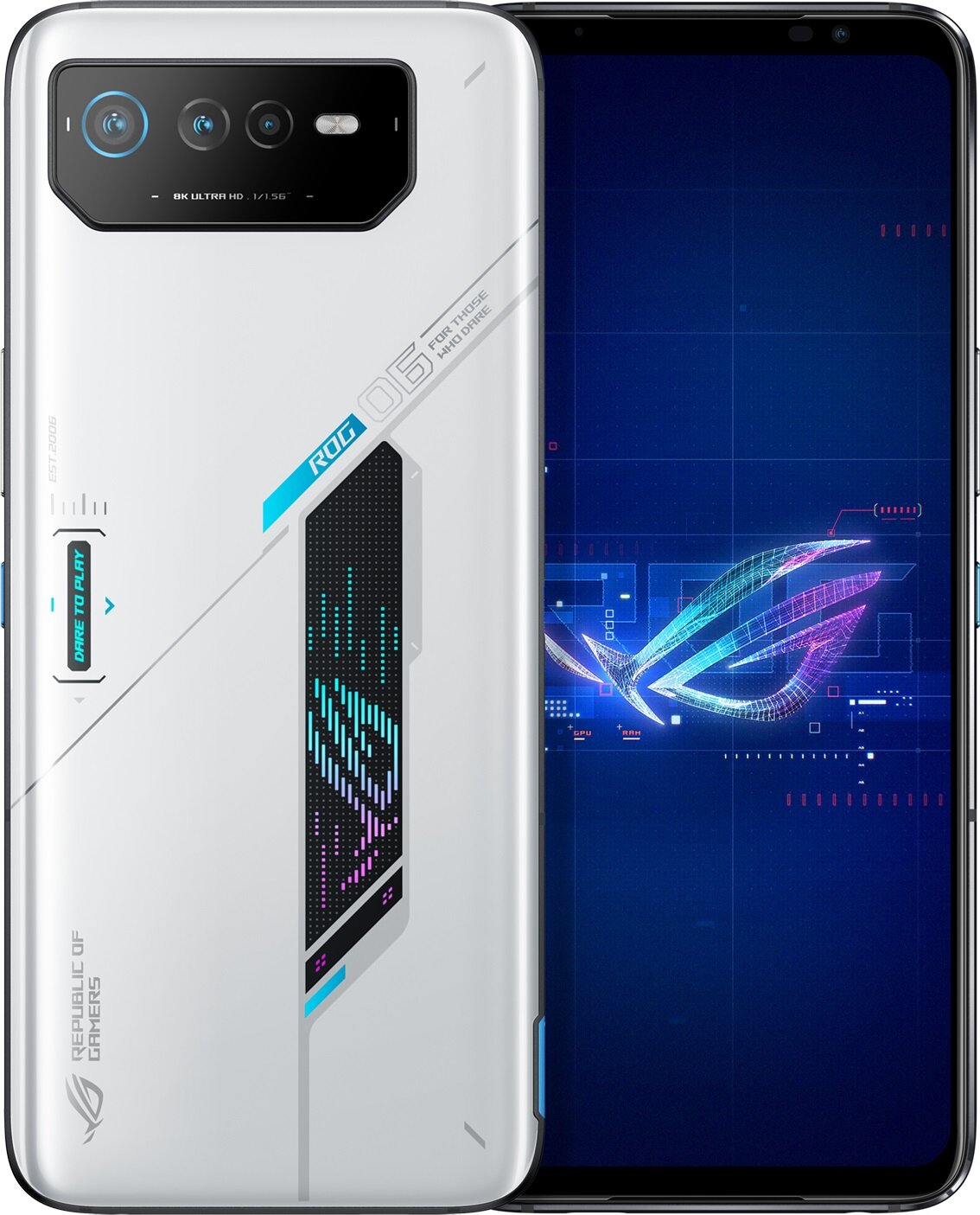 Asus Rog Phone 6 12/256 GB, Индийская версия, Белый