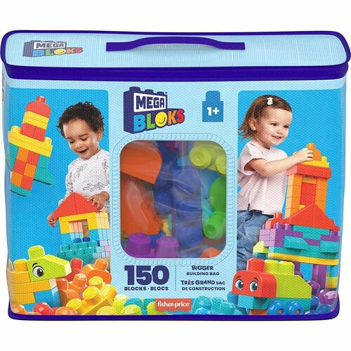 Конструктор Mega Bloks Bigger Building Bag HHM96, 150 дет.