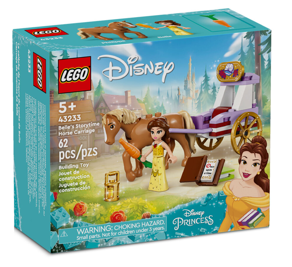 LEGO Disney 43233 Сказочная карета принцессы Белль, 62 дет.