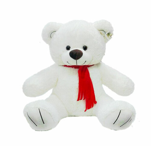 Мягкая игрушка Топ Медведи Медведь Платон, 90 см, белый