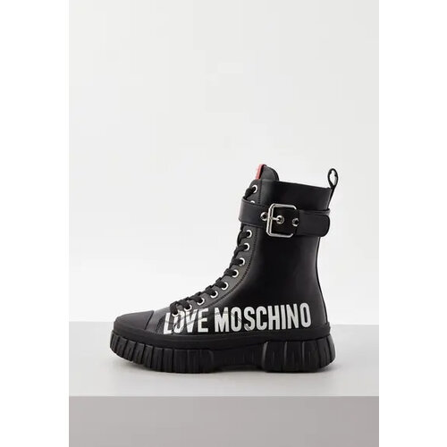 фото Ботинки love moschino, размер 38, черный