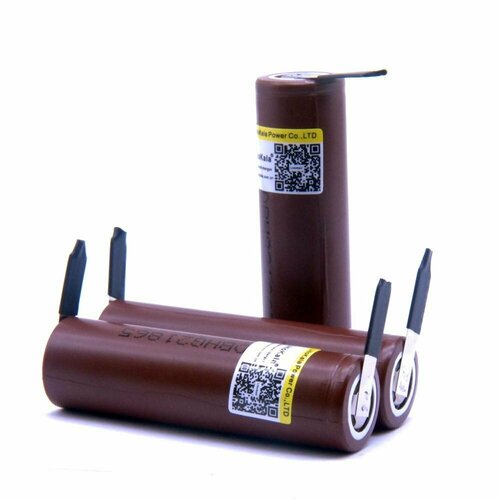 Аккумулятор 18650 LG HG2 Li-ion 3.7V 3000mAh до20А, с лепестками , без защиты. (1 штука)