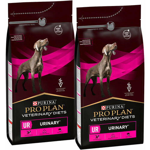 PRO PLAN VETERINARY DIETS UR URINARY для взрослых собак при мочекаменной болезни (1,5 + 1,5 кг)