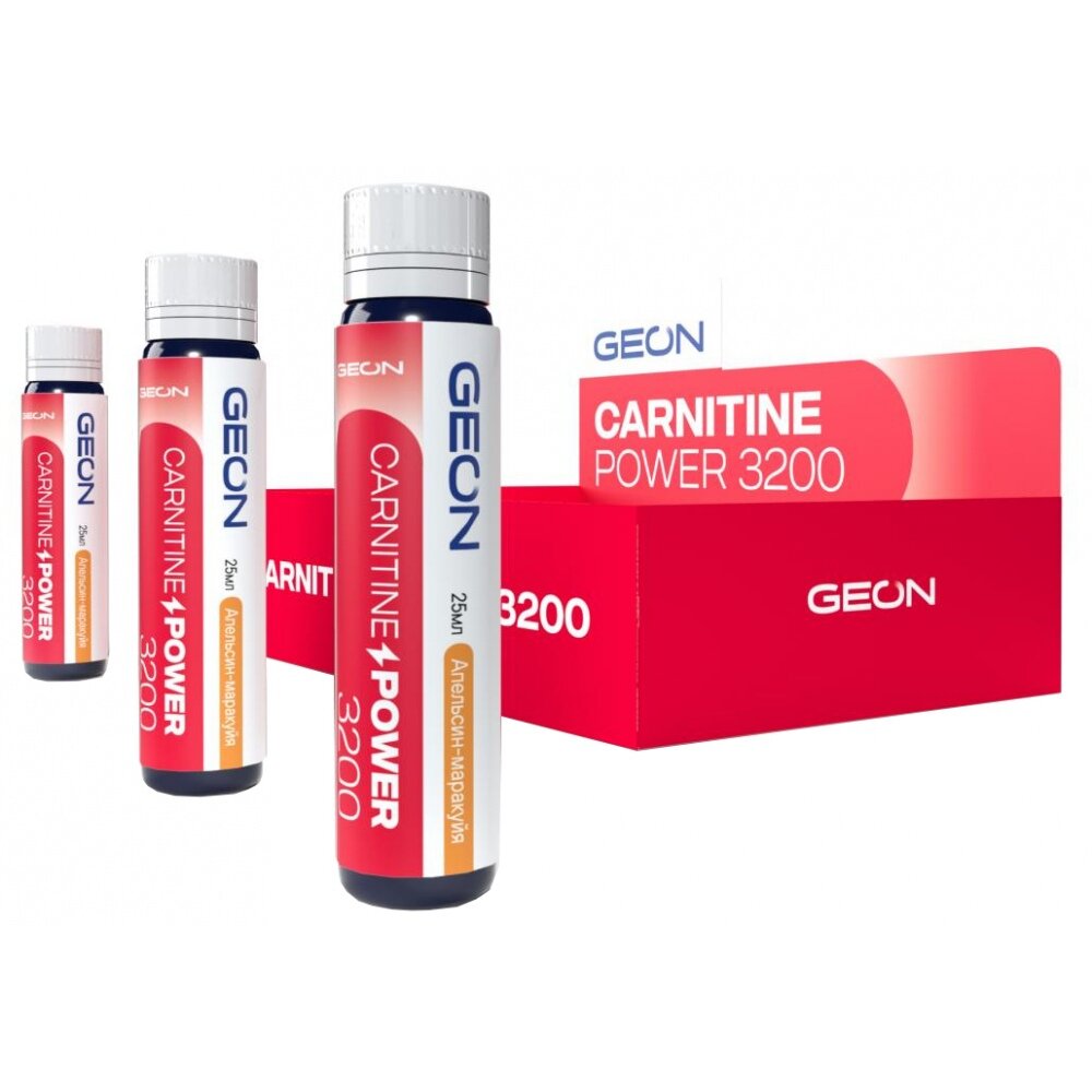 Carnitine Power 3200, 20 ампул по 25 мл, Клубничный Мохито