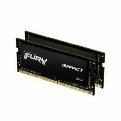 Память оперативная Kingston 64GB 2666MHz DDR4 CL16 SODIMM Kit of 2 FURY Impact 2084800₽
