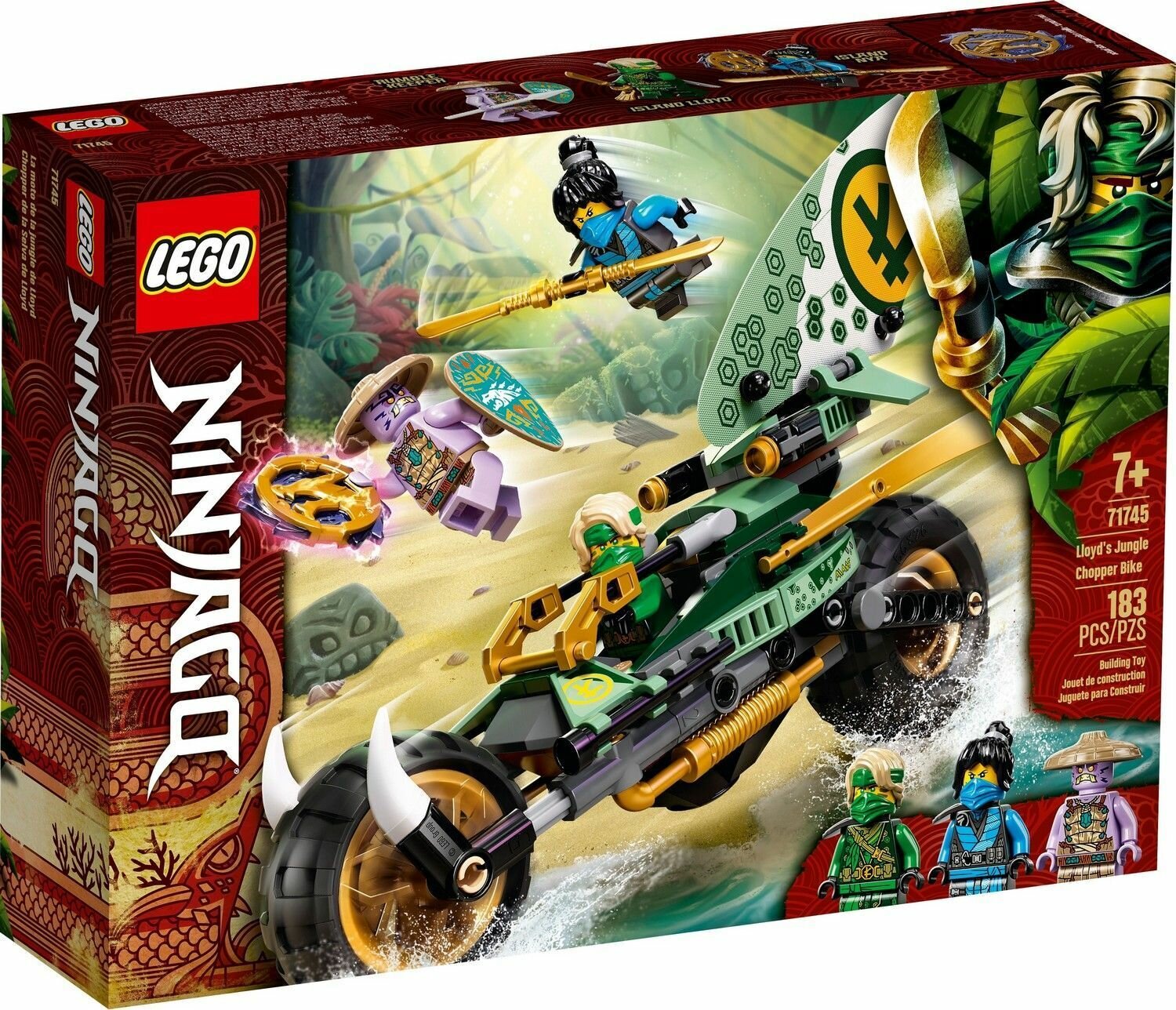 LEGO Ninjago LEGO Конструктор LEGO 71745 Ninjago Мотоцикл Ллойда для джунглей