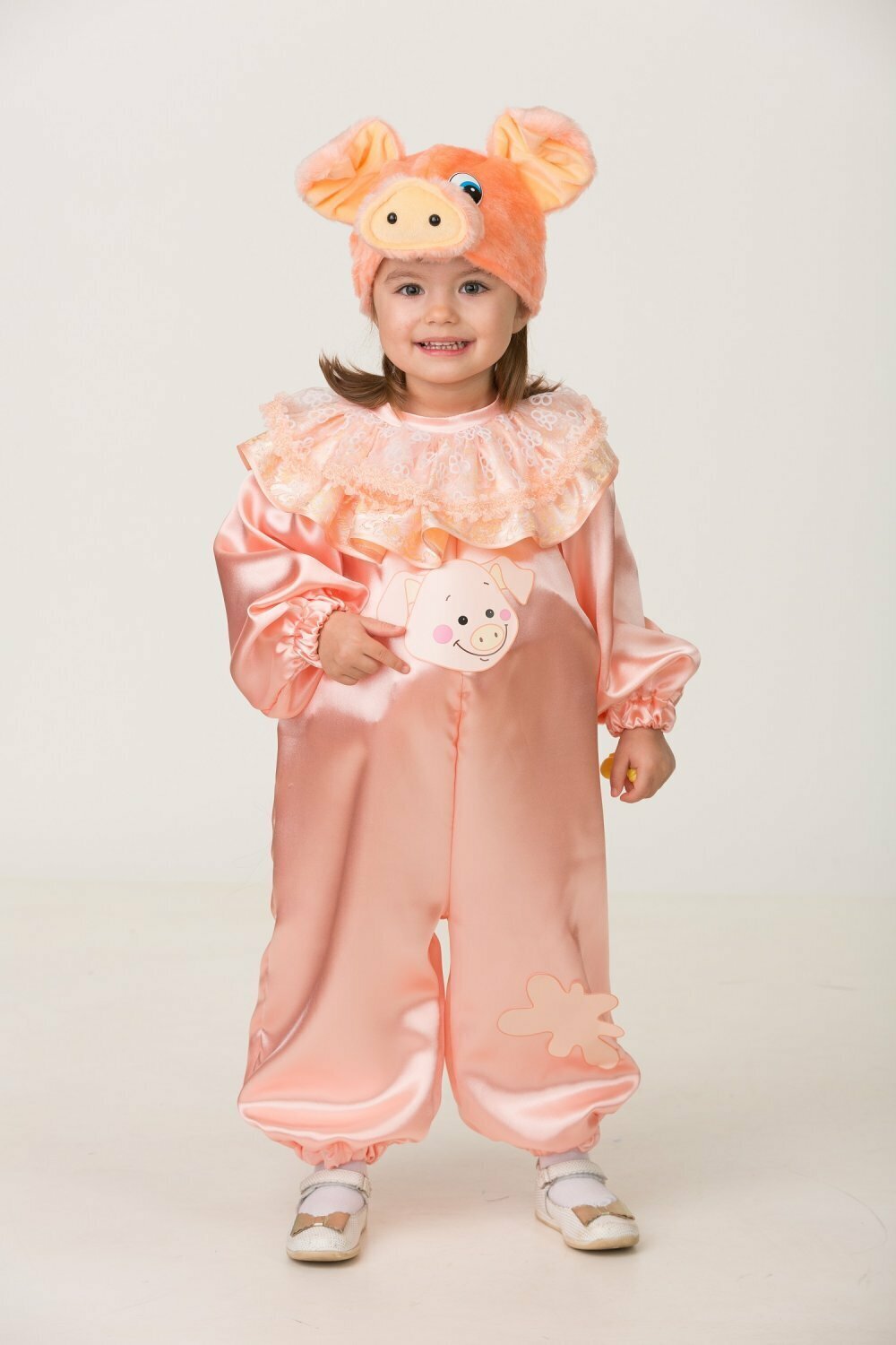 Карнавальный костюм "Поросёнок Ниф" (маска, комбинезон) Jeanees (8072 98)