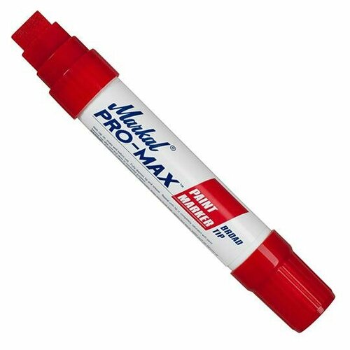 Маркер для граффити, скетчинга, декорирования, постеров, витрин Markal PRO-MAX, 14 мм, цвет красный
