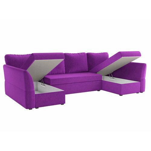 Artum Диван Гесен-П микровельвет фиолетовый