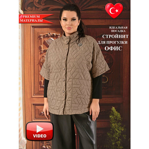  куртка  Darkwin, размер 64-66, бежевый