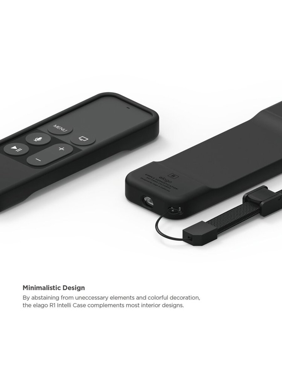 Чехол Elago R1 Intelli Case для пульта Apple TV (по 2020 г.), Black — фото 3