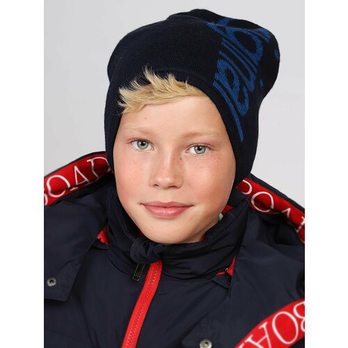 фото Шапка noble people, размер 52-54, синий