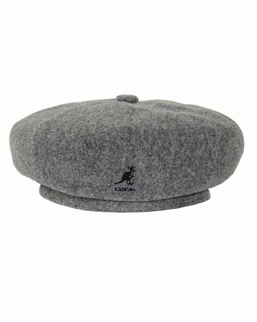 Берет KANGOL Берет Kangol Wool Jax Beret K3107ST Flanel S, размер S, серый