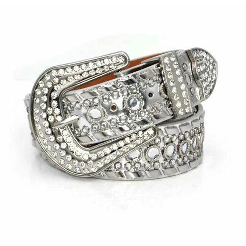 фото Ремень , размер 110, белый каронская