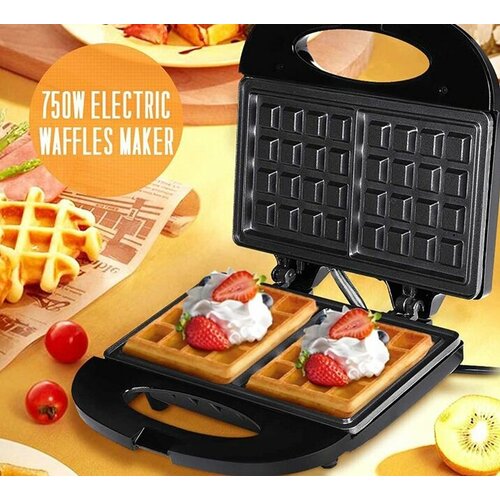 Высококачественная Электрическая вафельница YUMMYНержавеющая стальВысокая мощность 750 Втбельгийские вафли2 штчерный 165000₽