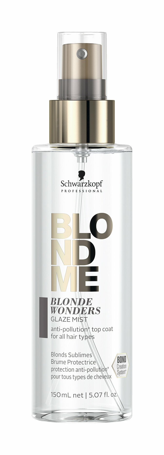 Спрей для волос с комплексом протеинов кашемира для всех типов блонд Schwarzkopf Professional BlondMe Glaze Mist