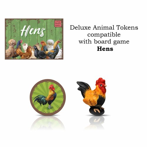 Набор петухов совместимый с настольной игрой Hens (Куры)