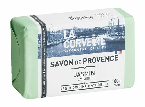 Туалетное мыло c ароматом жасмина La Corvette Savon de Provence Jasmin