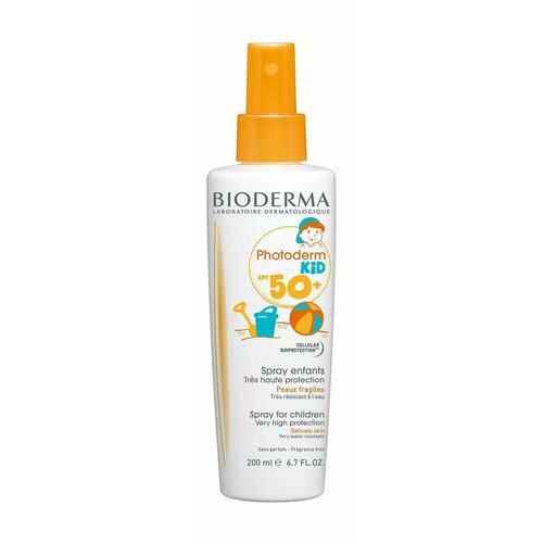 Солнцезащитный детский спрей для лица и тела Bioderma Photoderm Kids Spray SPF 50+