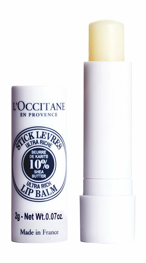 Бальзам-стик для губ L Occitane Natural Shea Ultra Rich Lip Balm