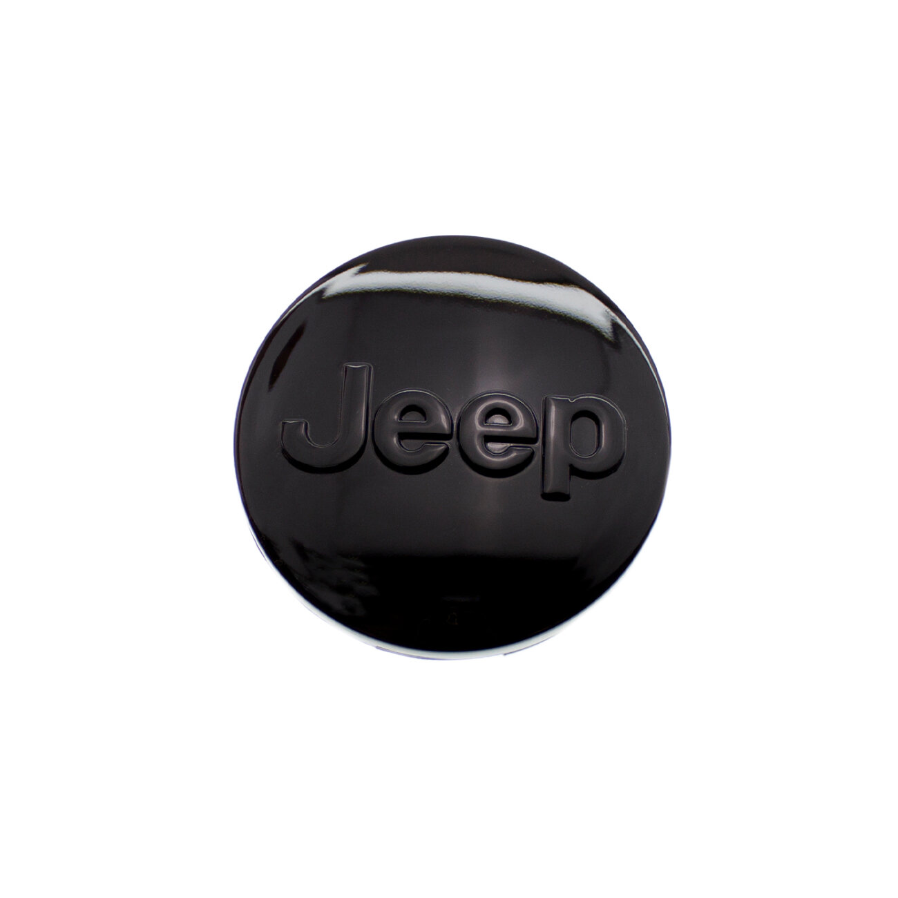 Колпачок на литой диск Jeep черный глянец 64 мм