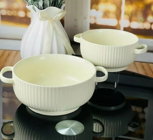 Салатник 15см с ручками Фарфор 205-765 118-205-765