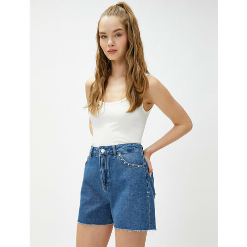 фото Шорты koton, размер 44, синий