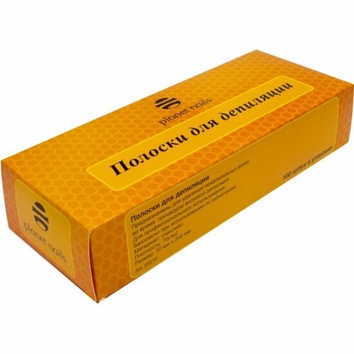 Бумага для депиляции Planet Nails в полосках 100 шт 485₽