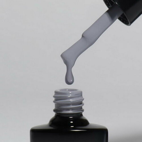 Гель лак для ногтей DELICATE NUDE, 3-х фазный, 8 мл, LED/UV, цвет серый