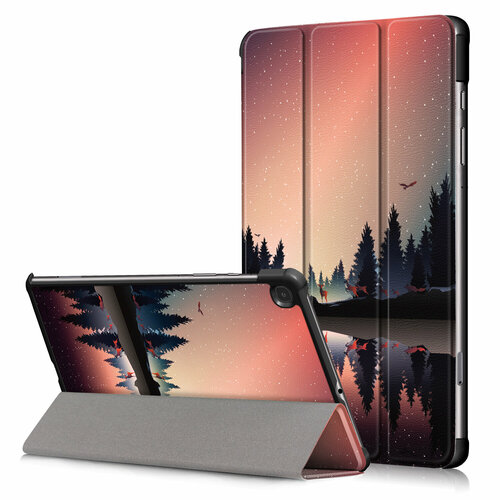 Чехол-футляр MyPads для Samsung Galaxy Tab S6 Lite 10.4 SM-P610 / P615 / S6 Lite 2022 Edition (SM-P613) тематика Сумерки