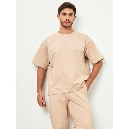 фото Футболка mom №1, размер xl, бежевый