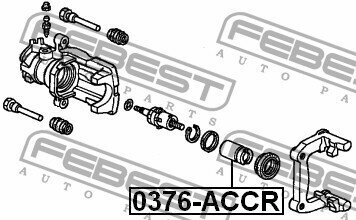 Поршень суппорта, 0376ACCR FEBEST 0376-ACCR