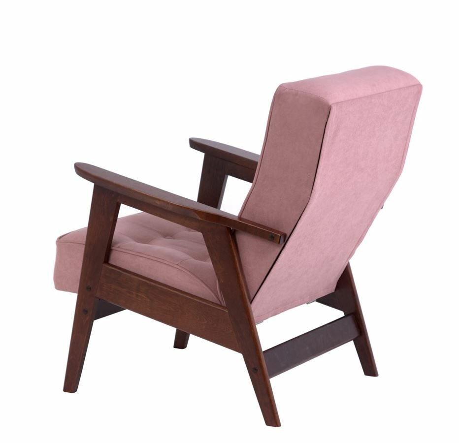 Кресло ретро (темный тон / RS 12 - розовый)