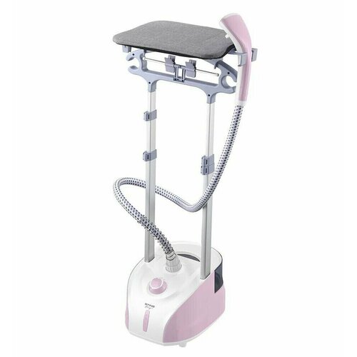 Парогенератор напольный отпариватель с гладильной доской STINGRAY ST-ST300A белый/розовый