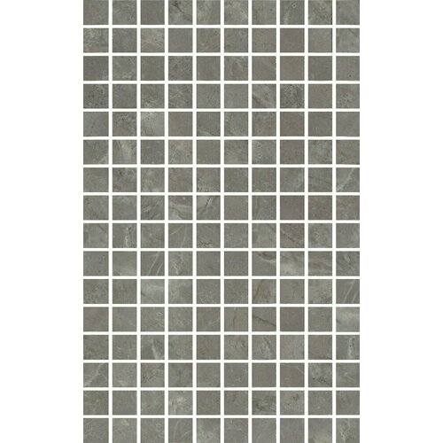 Керамическая плитка KERAMA MARAZZI MM6434 Кантата мозаичный серый глянцевый Декор 25x40 (цена за 20 шт)