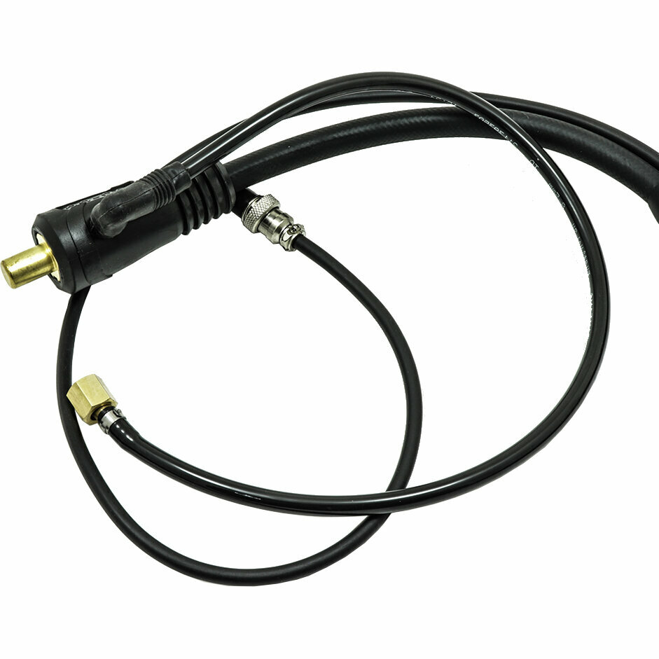 Горелка аргонодуговая TIG TS 17V FLEX 4м (ОКС+М12х1, 2pin, кнопка) (WP-17FXV) MTL — фото 4