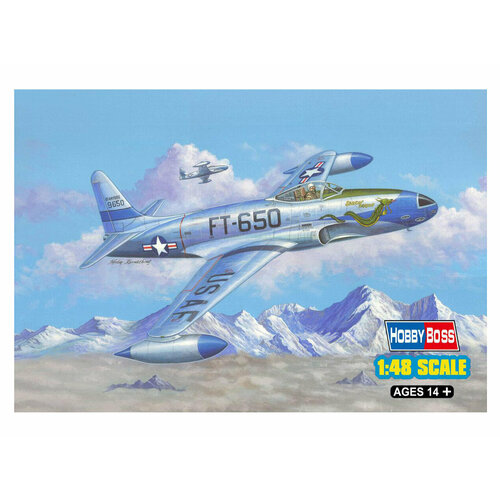 81725 Hobby Boss Американский истребитель F-80C Shooting Star (1:48) 80326 hobby boss американский истребитель grumman f4f 3 wildcat ранняя версия 1 48