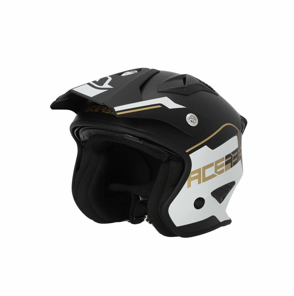 Мотошлем открытый Acerbis JET ARIA 22-06 White/Black/Gold, XS