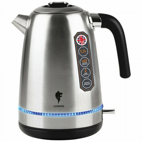 Чайник металлический 17л Leonord арт LE-1502 стальной 2200Вт 281200₽