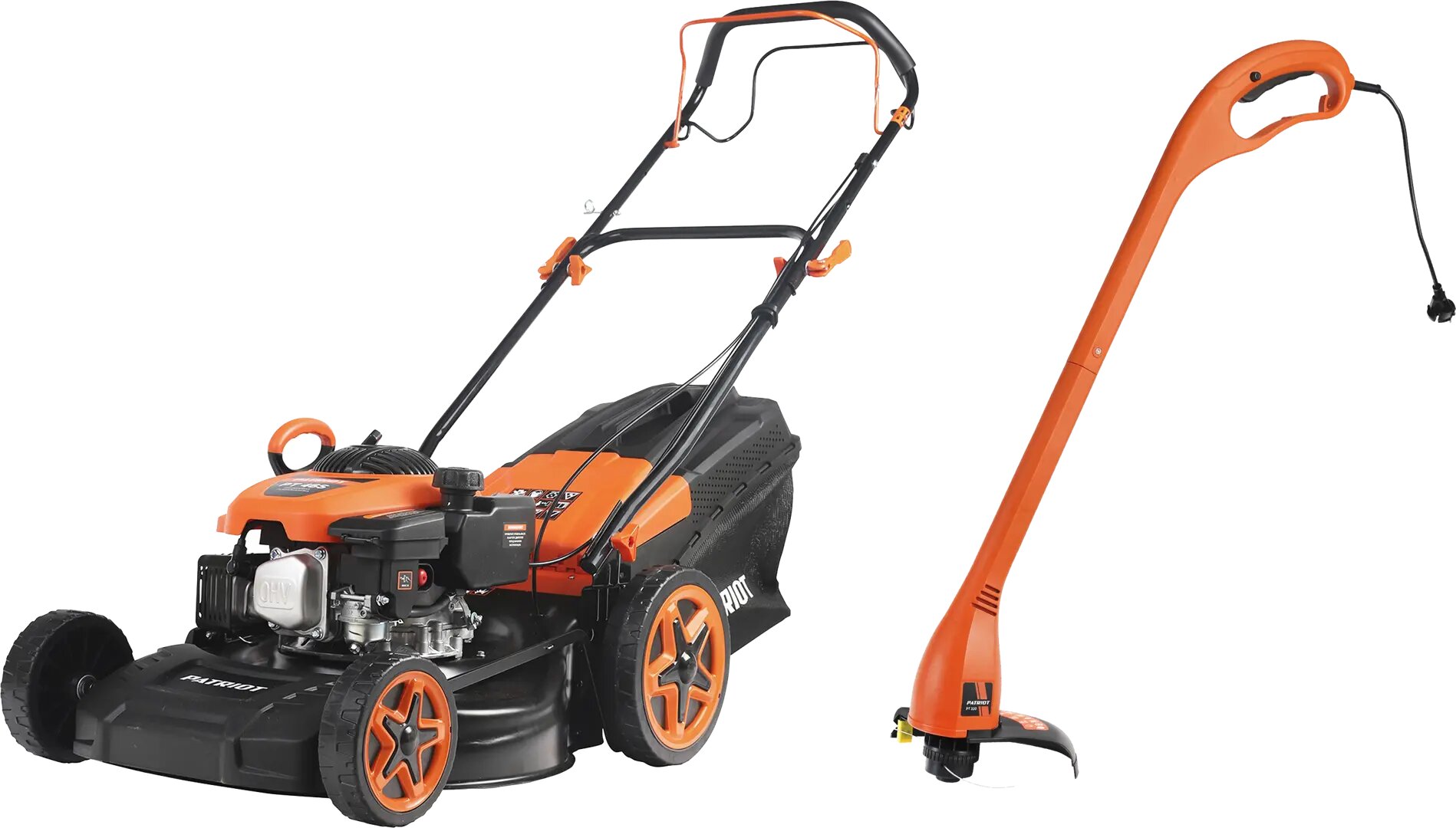 фото Газонокосилка бензиновая и Триммер Patriot PT 46S 4.5 л/с 46 см
